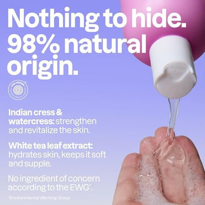 ATTITUDE Body Wash – EWG Verified, Plant & Mineral-Based Shower Gel, Coconut & Wild Berries, 16 Fl Oz