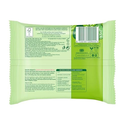 Simple Kind To Skin 25 Cleansing Facial Wipes (3 Pack) – Gentle, Hypoallergenic & Dermatologist Tested