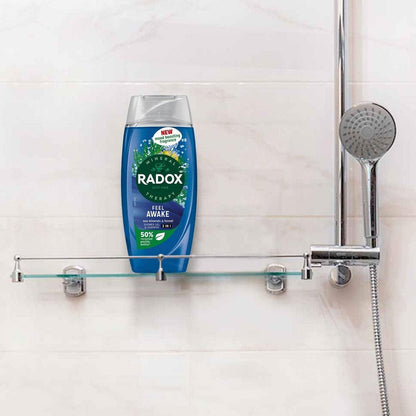 Radox Feel Awake for Men 2 in 1 Shower & Shampoo - 225ml Invigorating Body Wash and Hair Cleaner