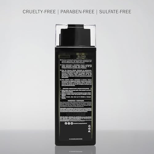 TRUSS Purple Shampoo & Toner for Blonde Hair - Blond Shampoo for Bleached, Gray, Highlighted & Brassy Hair - Restore Strength, Shine & Elasticity - Hydrating Daily Color Protection (10.14 Fl Oz) Avelisse