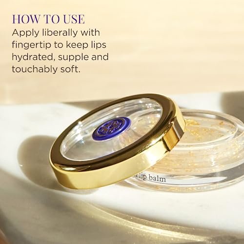 Tatcha Camellia Gold Spun Lip Balm – Nourishing & Intensely Hydrating, 0.21 oz Avelisse