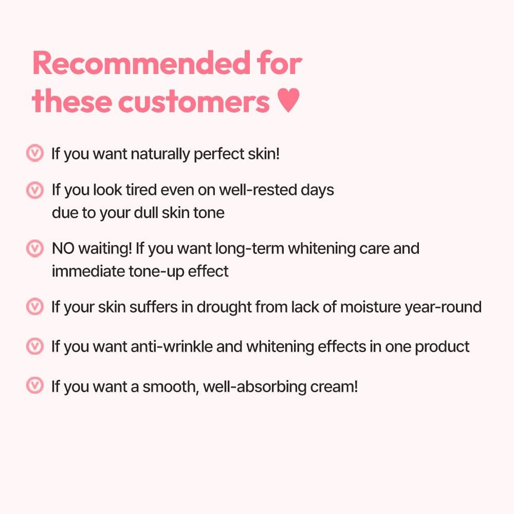 G9SKIN White In Whipping Cream - Hydrating & Brightening Daily Moisturizer, Real Milk Tone Up Face Cream for Dull, Uneven Skin, 50g / 1.76oz - görsel 11