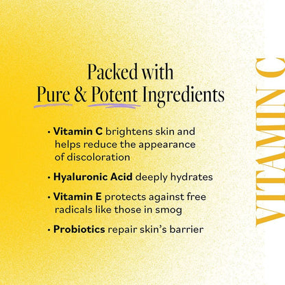 DERMA E Vitamin C Concentrated Serum with Hyaluronic Acid, Vitamin E & Aloe – Antioxidant-Rich, Hydrating & Brightening Face Serum, 2 oz Avelisse