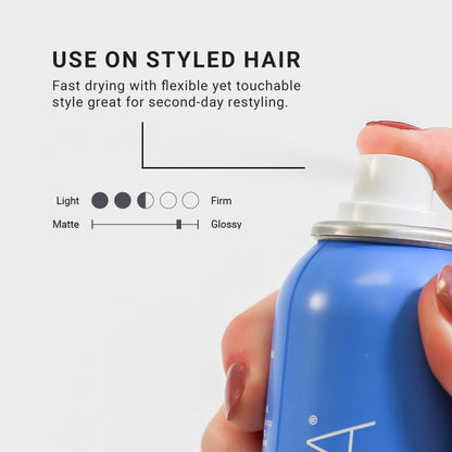 Loma Hair Care Finishing Hairspray – Exotic Melon Scent, 9.1 oz, Blue Bottle Avelisse