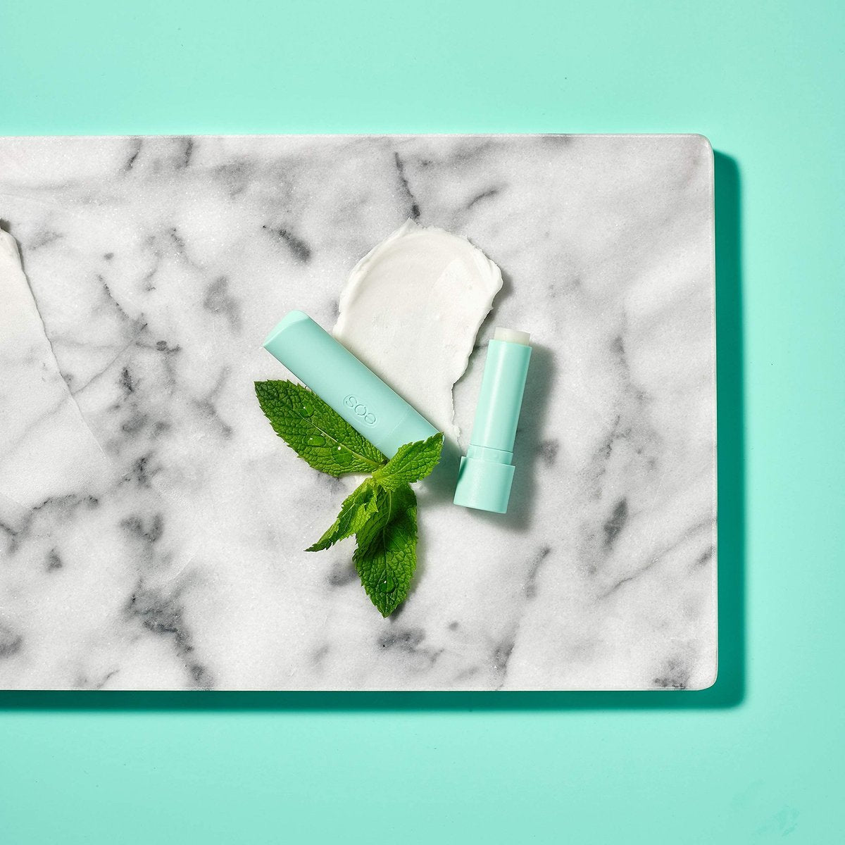 eos 100% Natural & Organic Lip Balm Sticks - Sweet Mint, All-Day Moisture, Dermatologist Recommended, 2-Pack - görsel 4