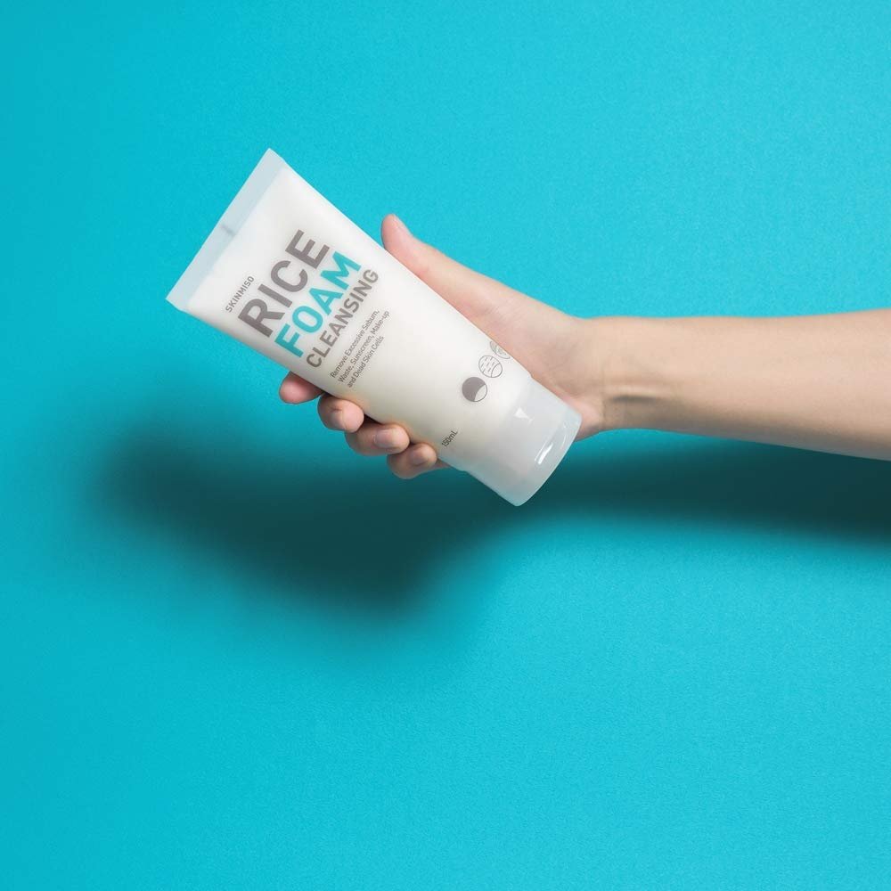 SKINMISO Rice Foam Cleanser - Gentle Daily Rice Extract Deep-Cleansing Face Wash, 150ml, Made in Korea, K-Beauty - görsel 9
