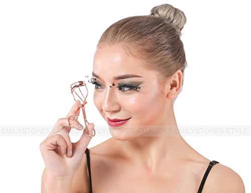 Professional Metal Eyelash Curler with 2 Replacement Silicone Pads – Pinch-Free, Pain-Free Lash Curler for All Eye Shapes (Gold, 3-Piece Set) - görsel 12