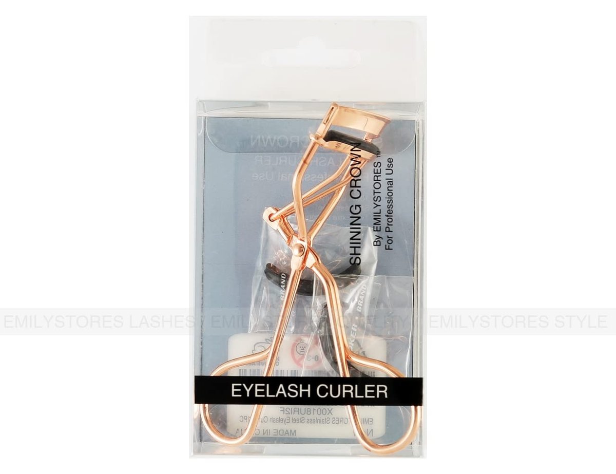 Professional Metal Eyelash Curler with 2 Replacement Silicone Pads – Pinch-Free, Pain-Free Lash Curler for All Eye Shapes (Gold, 3-Piece Set) - görsel 13