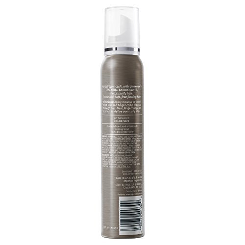 Herbal Essences Biorenew Curl Define Mousse, 6.6 fl oz – Lightweight Hold for Defined Curls Avelisse