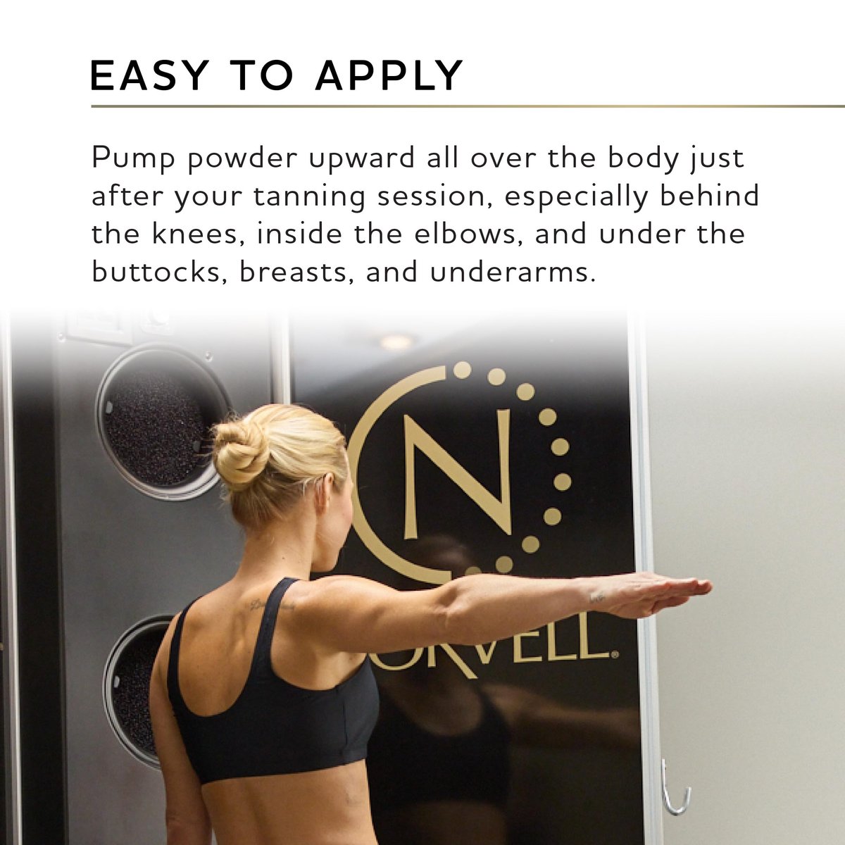 Norvell Post Sunless Tan-Lucent Talc Free Tinted Drying Powder 0.5 oz – Finishing Powder for Flawless Spray Tan Avelisse