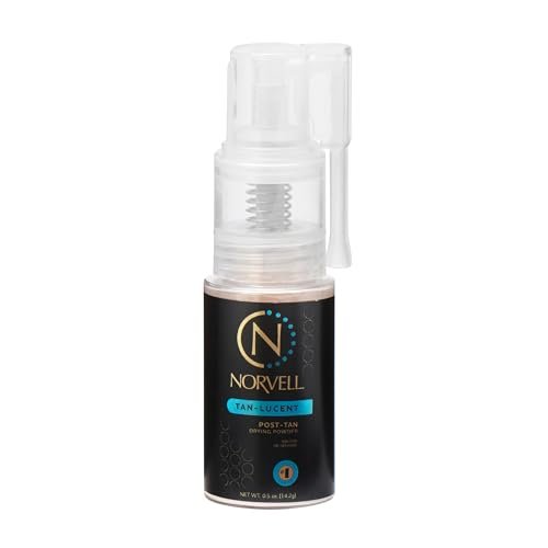 Norvell Post Sunless Tan-Lucent Talc Free Tinted Drying Powder 0.5 oz – Finishing Powder for Flawless Spray Tan Avelisse