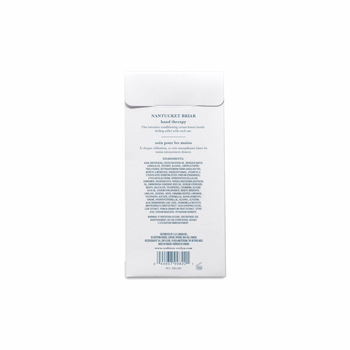 Crabtree & Evelyn Nantucket Briar Hand Therapy 3.5 oz - Moisturizing Hand Cream Avelisse