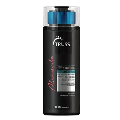 TRUSS Miracle Hair Shampoo - Anti-Aging & Color Protection for Women & Men with Keratin & Vitamin E - Restore Elasticity & Shine (10.14 oz) Avelisse