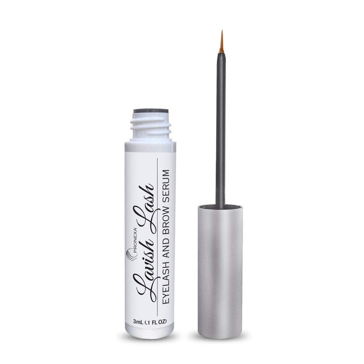 Pronexa Hairgenics Lavish Lash - Eyelash Growth Enhancer & Brow Serum with Biotin & Natural Growth Peptides for Long, Thick Lashes and Eyebrows - Dermatologist Certified, Cruelty Free & Hypoallergenic Avelisse