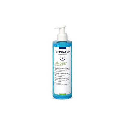 IsisPharma Teen Derm Gel Sensitive 250ml - Gentle Cleansing Gel for Sensitive Skin Avelisse