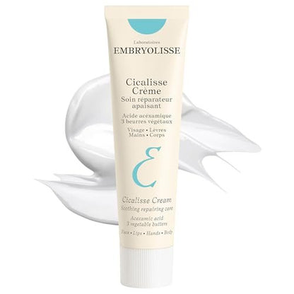 Embryolisse Cicalisse Face Cream - Hyaluronic Acid Moisturizer for Skin Restoration, Daily Care for Face, Body & Lips, All Skin Types, 1.35 Fl Oz Avelisse