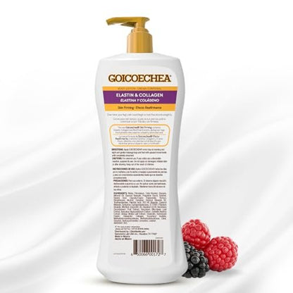 Goicoechea Skin Firming Cream - Collagen & Elastin Body Lotion for Women, 24H Hydration, Varicose Veins & Restless Legs, 13.5 oz