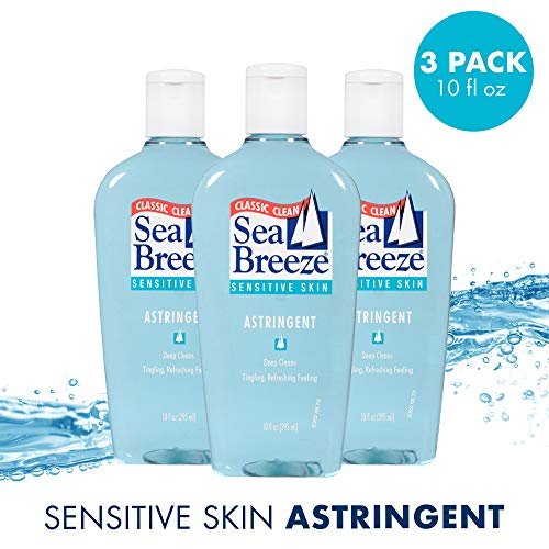 Seabreeze Deep Cleaning Facial Astringent for Sensitive Skin - 10 fl oz (Pack of 3) Avelisse