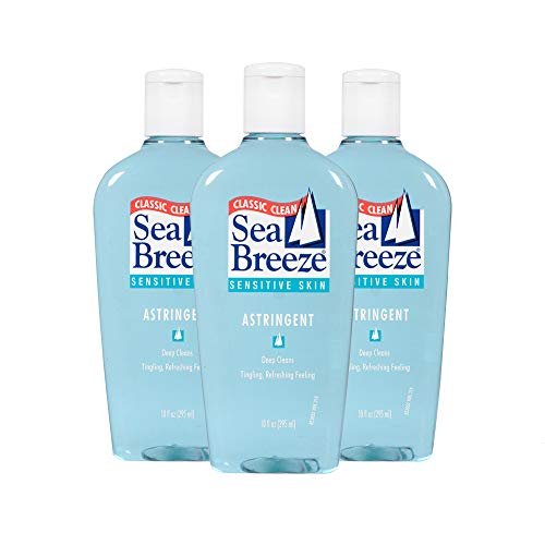 Seabreeze Deep Cleaning Facial Astringent for Sensitive Skin - 10 fl oz (Pack of 3) Avelisse