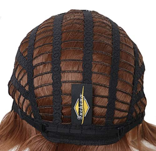 yuehong Adult Short Straight Brown Wig – Heat Resistant Synthetic Fiber, Durable & Breathable for Men - görsel 10
