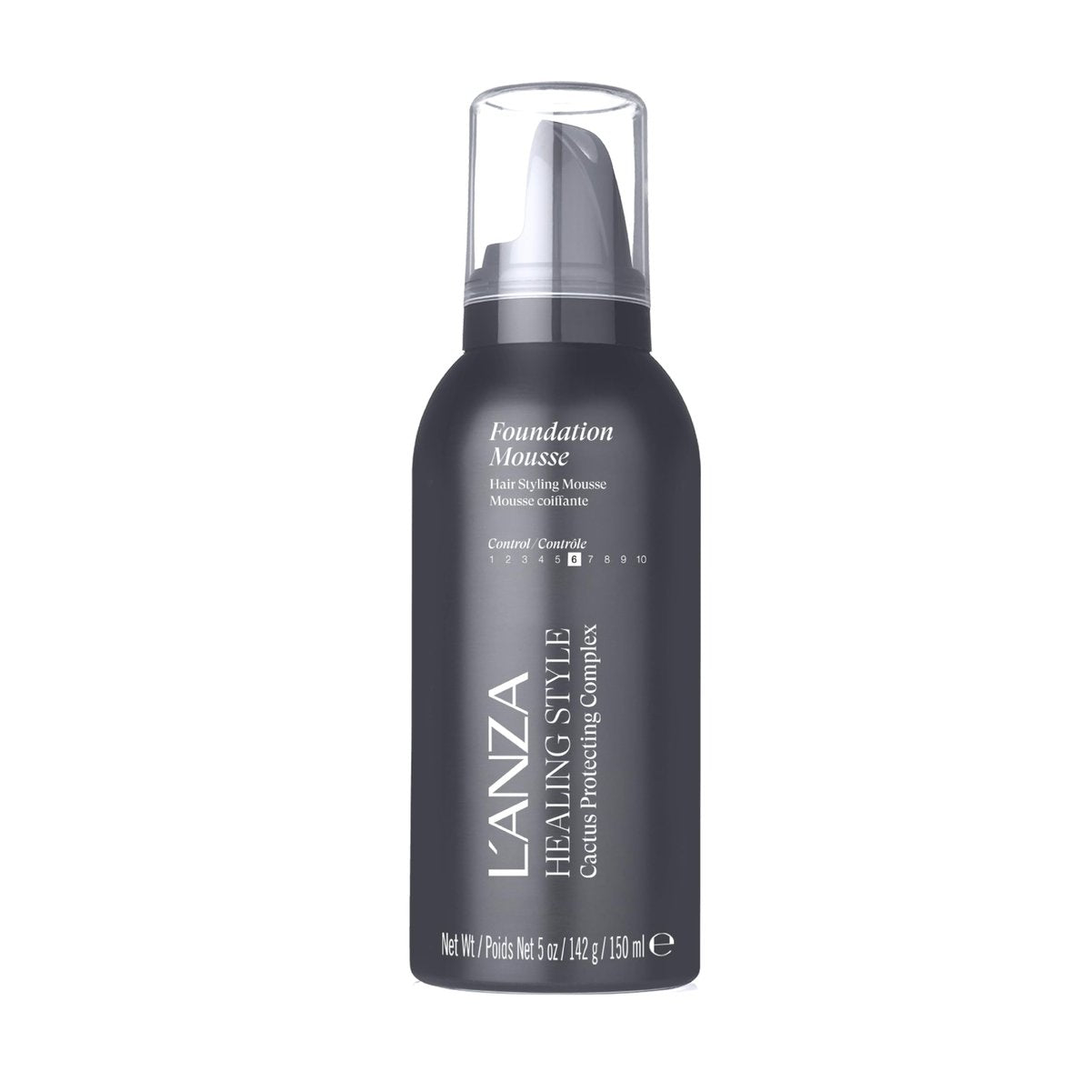 L'ANZA Healing Style Foundation Mousse – Medium Hold, Moisturizing Hair Mousse with Natural Ingredients, 5 Fl Oz Avelisse
