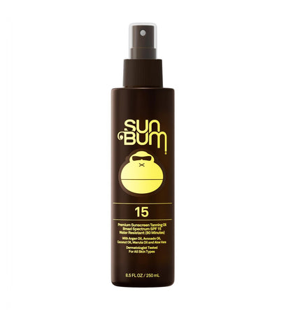 Sun Bum SPF 15 Moisturizing Tanning Oil - Vegan, Reef Friendly, Broad Spectrum UVA/UVB Protection, 8.5 oz Avelisse