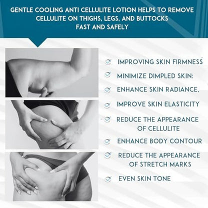 Anacis Bio-Active Body Sculpting & Firming Gel – Advanced Peptide & EGF Complex for Crepey Skin – Targets Cellulite Appearance & Dimpled Texture – Cooling Contour Treatment – 150 ml/5.07 floz