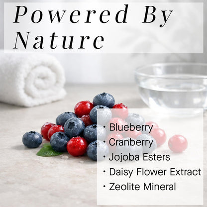 ARCONA Cranberry Gommage Purifying Face Scrub – Natural Exfoliator for Brightening and Unclogging Pores with Zeolite and Blueberry, 3.4 oz Avelisse