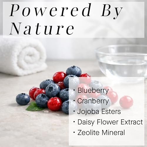 ARCONA Cranberry Gommage Purifying Face Scrub – Natural Exfoliator for Brightening and Unclogging Pores with Zeolite and Blueberry, 3.4 oz Avelisse