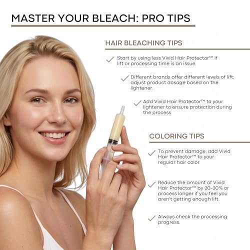 INVERTO VIVID HAIR Color Protector Perfector - Prevent Bleaching, Highlighting & Coloring Damage - Safe for All Blondes, Vivid, Bright & Dark Colors (120g) - görsel 14