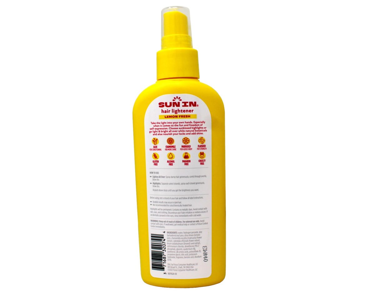 Sun In Hair Lightener Combo Pack - Tropical Breeze & Lemon Fresh, 4.7 Fl Oz Each (Pack of 2) - görsel 11