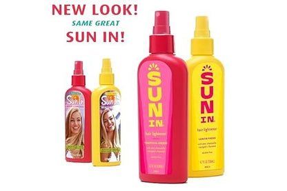 Sun In Hair Lightener Combo Pack - Tropical Breeze & Lemon Fresh, 4.7 Fl Oz Each (Pack of 2)