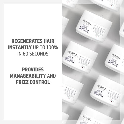 Goldwell Dualsenses Just Smooth Taming 60sec Treatment 200mL – Frizz Control Conditioner Avelisse