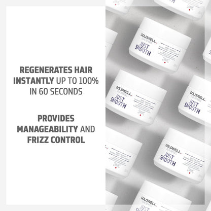 Goldwell Dualsenses Just Smooth Taming 60sec Treatment 200mL – Frizz Control Conditioner Avelisse