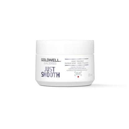 Goldwell Dualsenses Just Smooth Taming 60sec Treatment 200mL – Frizz Control Conditioner Avelisse