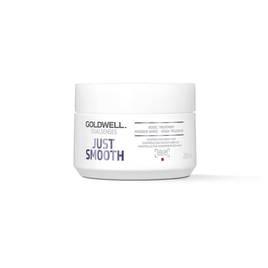 Goldwell Dualsenses Just Smooth Taming 60sec Treatment 200mL – Frizz Control Conditioner Avelisse