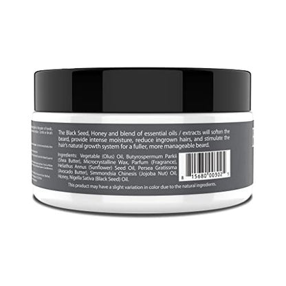 Uncle Jimmy Beard Softener - Conditioning Balm for Men with Shea Butter & Honey, 2 Fl Oz Avelisse