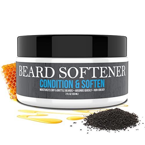 Uncle Jimmy Beard Softener - Conditioning Balm for Men with Shea Butter & Honey, 2 Fl Oz Avelisse