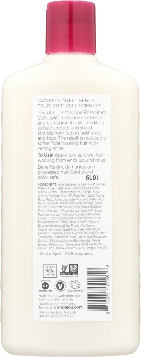 Andalou Naturals 1000 Roses Conditioner – Nourishing & Hydrating, 11.5 oz - görsel 4