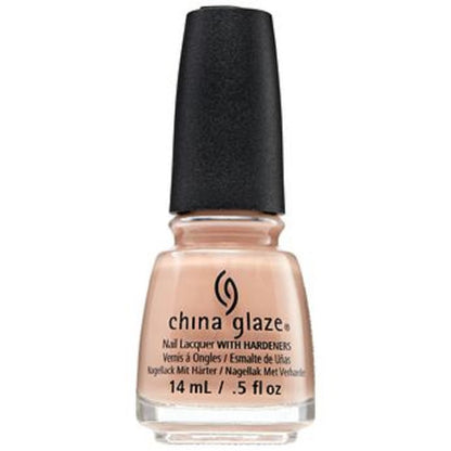 China Glaze Nail Polish - A Whole Latte Fun! 1545 - Creamy Beige Nude Shade, 0.5 fl oz