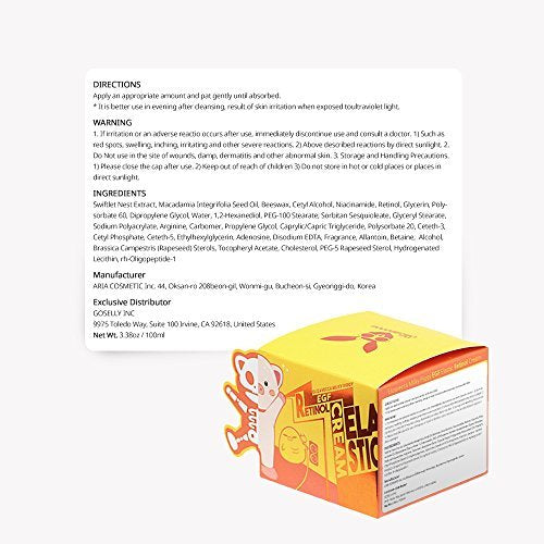 Elizavecca Milky Piggy Retinol Cream - Retinol Swiftlet Nest Extract 69.9% - Anti-Aging Night Cream 3.53 oz Avelisse