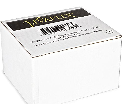 Vivaplex 16 oz Cobalt Blue Glass Bottles with Black Lotion Pumps (Pack of 2) - görsel 4
