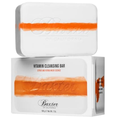 Baxter of California Vitamin Cleansing Bar for Men – Citrus & Herbal Musk – All Skin Types – 7 oz Avelisse