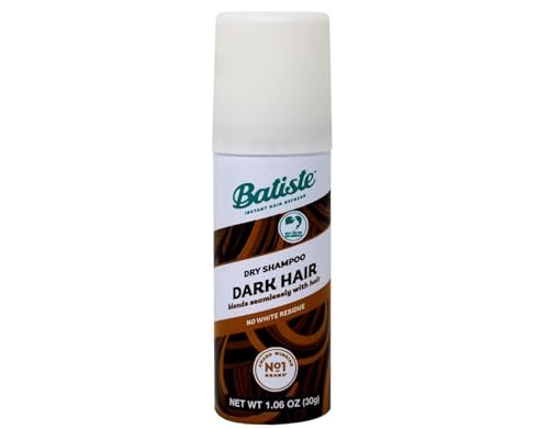 Batiste Dry Shampoo Dark Mini 1.06 fl. oz. (Pack of 3) - Volumizing & Oil Absorbing Avelisse