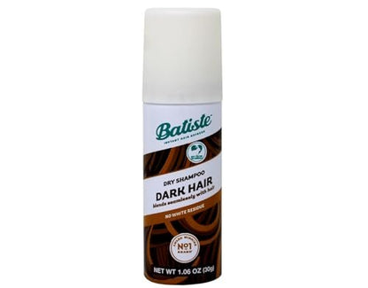 Batiste Dry Shampoo Dark Mini 1.06 fl. oz. (Pack of 3) - Volumizing & Oil Absorbing Avelisse