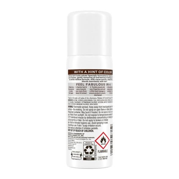 Batiste Dry Shampoo Dark Mini 1.06 fl. oz. (Pack of 3) - Volumizing & Oil Absorbing Avelisse