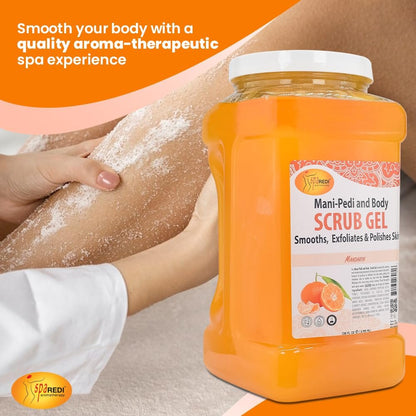 SPA REDI Professional Foot Treatment | Holistic Exfoliating Pedicure Solution for True Skin Rebirth | Visibly Smooth, Deeply Hydrated Feet & Elevated Client Satisfaction (Gallon) Avelisse