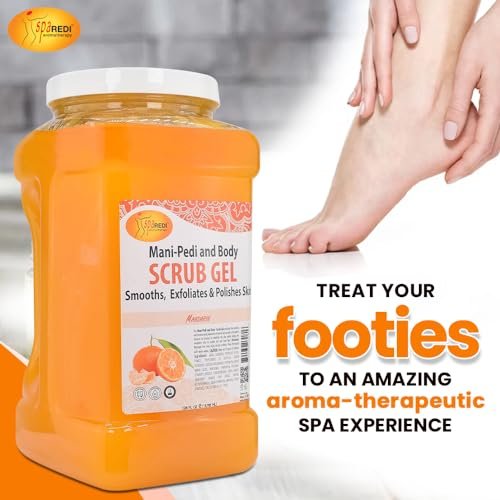 SPA REDI Professional Foot Treatment | Holistic Exfoliating Pedicure Solution for True Skin Rebirth | Visibly Smooth, Deeply Hydrated Feet & Elevated Client Satisfaction (Gallon) Avelisse