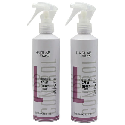 SALERM Straightening Spray - Heat Protectant & Frizz Control for Silky Hair - 8.5 oz (Pack of 2)