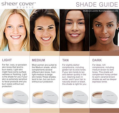 Sheer Cover Sophisticate Look Face Palette for Eyes, Lips, and Cheeks with Brush – Multicolor
